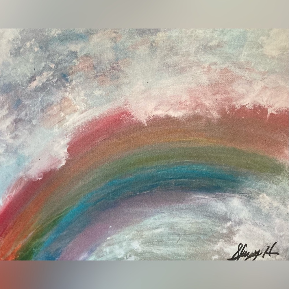 Print from my acrylic. ‘Over the rainbow’